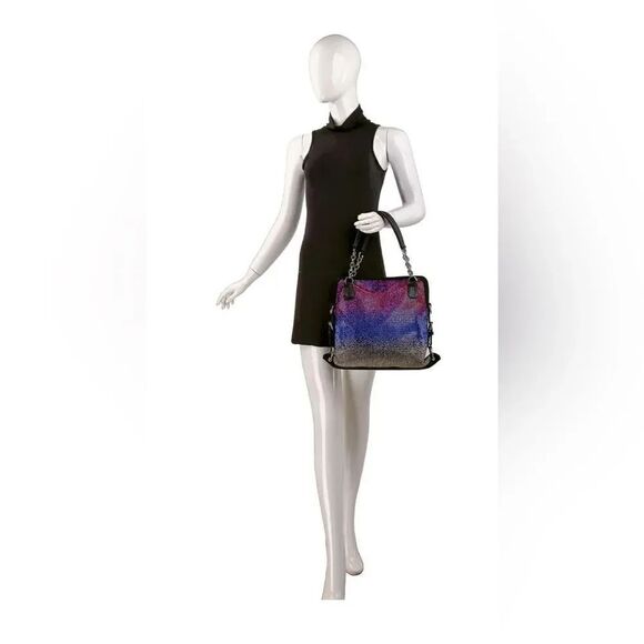 Express Handbags - Rhinestone Ombré Satchel